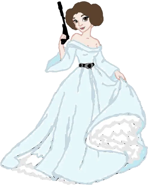 Leia Organa Png Princess Leia Clipart Queen Amidala Floor Length Princess Leia Icon
