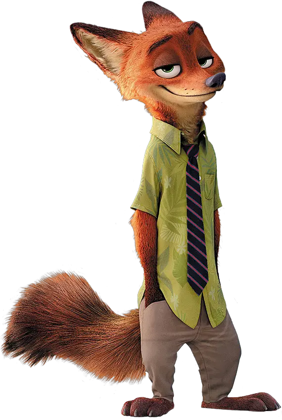 Nick Wilde Disney Zootopia Nick Wilde Png Zootopia Png