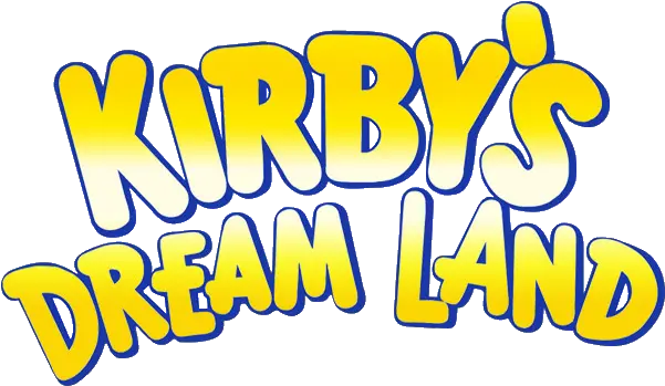 Kirbys Dream Land Title Screen Png Kirby Png