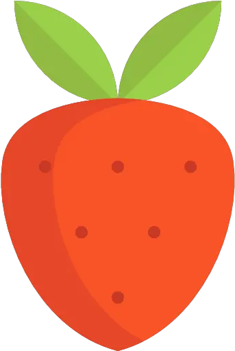 Food Fruit Strawberry Organic Diet Vegetarian Vegan Strawberry Flat Icon Png Strawberry Icon