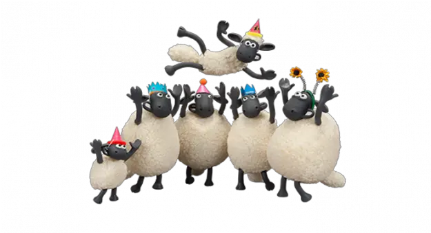 Shaun The Sheep Characters Png Shaun The Sheep Celebration Sheep Png