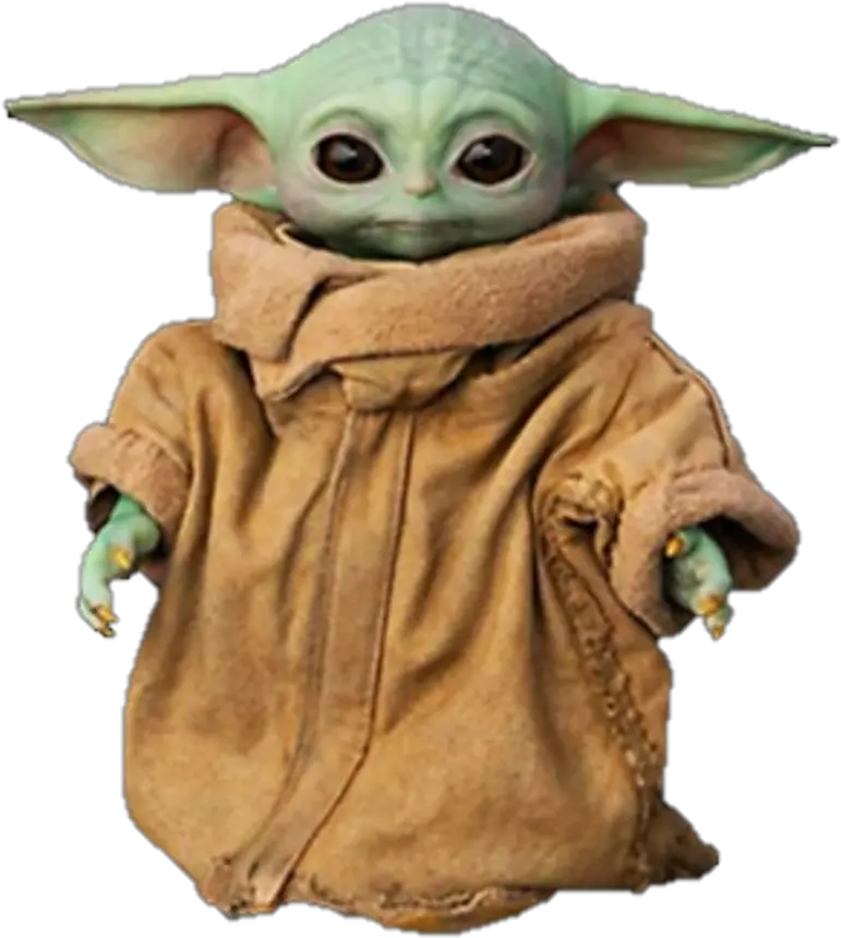 Star Wars Cute Baby Yoda Transparent Baby Yoda Exercise Meme Png Yoda Png