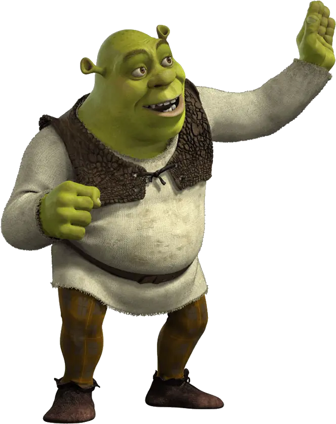 Shrek Waving Transparent Png Shrek Png Donkey Shrek Png