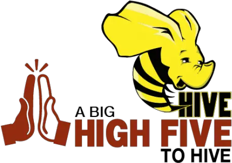 A Big High Five To Hive Accelerite Apache Hive Png High Five Png