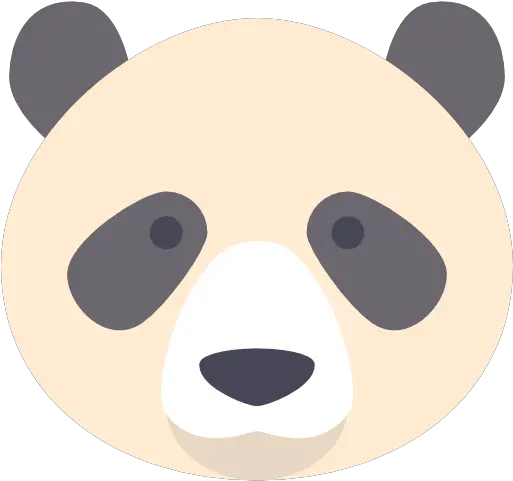 Panda Bear Free Animals Icons Giant Panda Png Bear Head Png