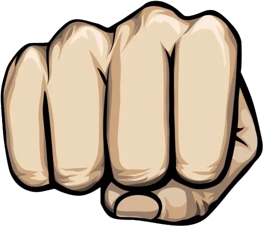 Download Hd Cartoon Fist Png Punching Hand Vector Punching Hand Logo Fist Png