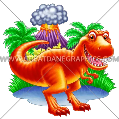 Smiling T Rex Production Ready Artwork For Tshirt Printing Animal Figure Png Trex Png