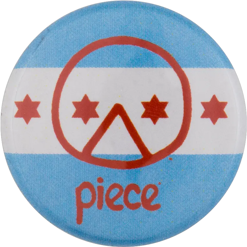 Piece Pizza Chicago Flag Piece Png Chicago Flag Png