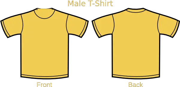 Yellow T Shirt Clip Art At Clkercom Vector Clip Art Tshirt Light Yellow Png Shirt Clipart Png
