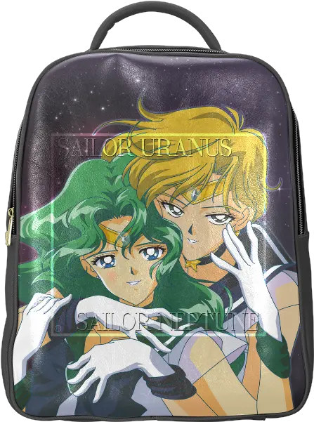 Download Sailor Uranus U0026 Neptune Popular Backpack Sailor Haruka And Michiru Png Uranus Png
