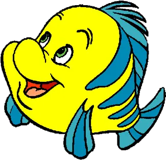 Free Flounder Cliparts Download Clip Art Little Mermaid Ariel Coloring Pages Png Flounder Png