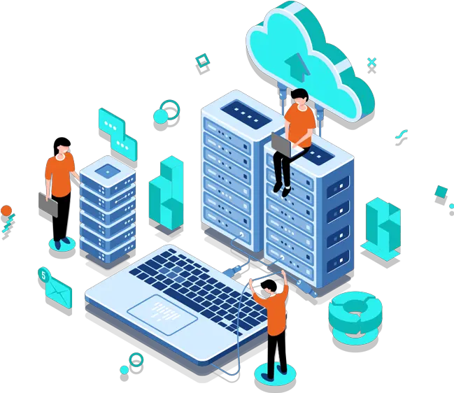 Fast Linux Shared Hosting Plans With Free Ssl U0026 Cpanel Service Student Database Isometric Png Linux Server Icon