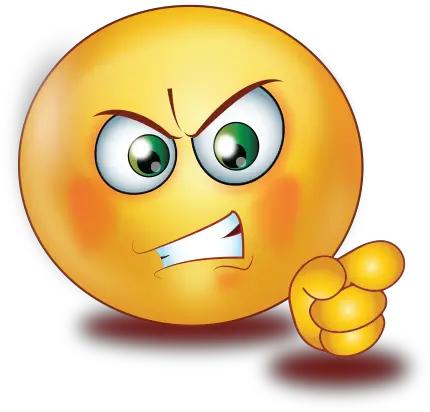 Angry Pointing Finger Emoji Angry Emoji Png Pointing Finger Icon Png