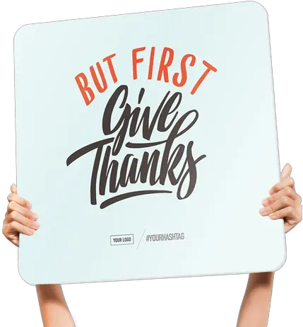 Fun Seasonal Church Welcome Sign But First Give Thanks Illustration Png Give Thanks Png