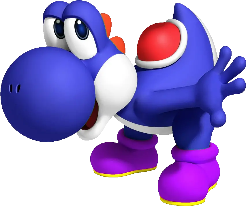 Download Blue Yoshi Mario Bros Blue Yoshi Full Size Png Super Mario Blue Yoshi Yoshi Png