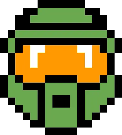 Halo Master Chief Helmet Pixel Art Master Chief Pixel Art Png Halo Master Chief Png