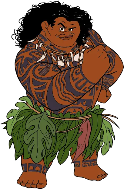 Free Moana Clipart Download Clip Maui In Moana Coloring Png Moana Transparent Background