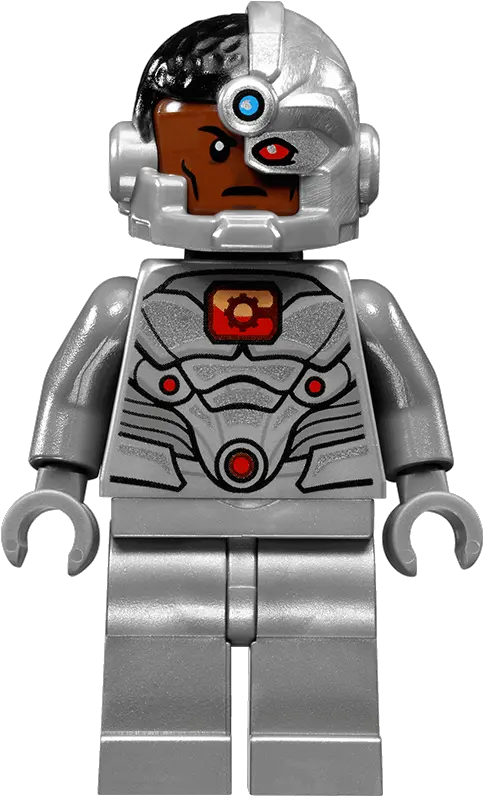 Lego Dc Comics Super Heroes Characters Cyborg Lego Png Cyborg Transparent