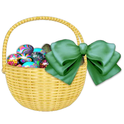 Easter Basket Bunny Png Transparent Images All Transparent Background Easter Basket Easter Png Basket Png