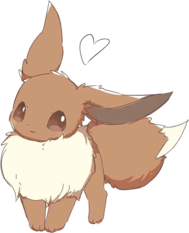 Eevee Pokemon Cute Sticker Cute Eevee Pfp Png Eevee Transparent