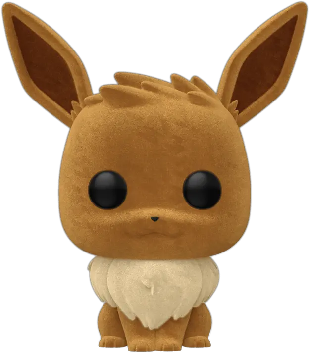 Pokemon Flocked Eevee Funko Png Eevee Png