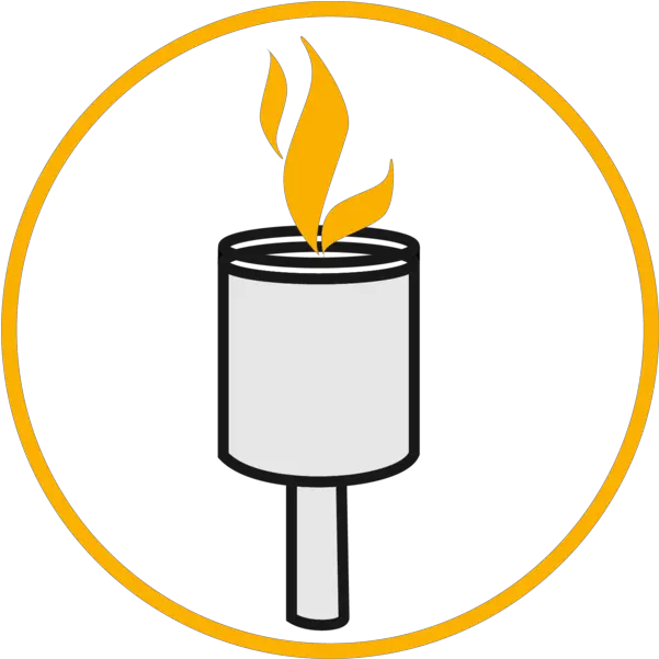 Free Standing Torch Plate For Mason Terraflame Cylinder Png Torch Icon