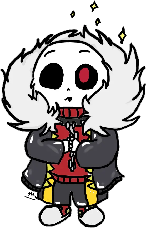 Chibi Fell Sans Undertale Underfell Fellsans Red Cute Red Sans Undertale Png Sans Transparent Background