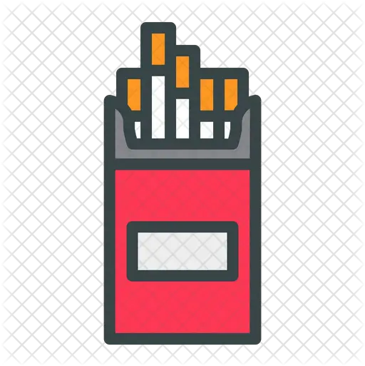 Cigarettes Icon Of Colored Outline Cigarettes Icon Png Cigarettes Png