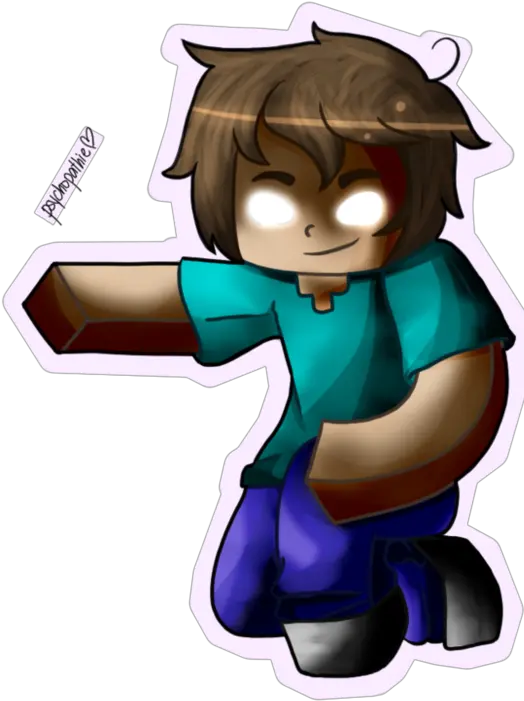 Xmxgx Herobrine Fan Art Herobrine Png Herobrine Transparent