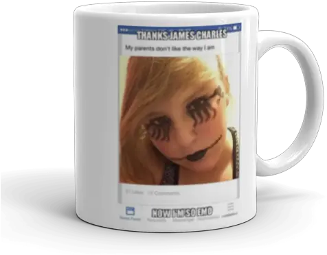 Thanks James Charles Now Im So Emo Beer Stein Png James Charles Png