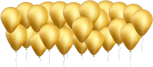 Gold Balloonsclipartimage Optique Of Denver Gold Balloons Banner Png Balloons Clipart Transparent Background