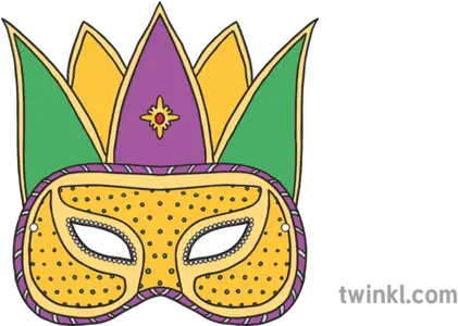 Mardi Gras Mask 03 Illustration Twinkl Mask Png Mardi Gras Mask Png