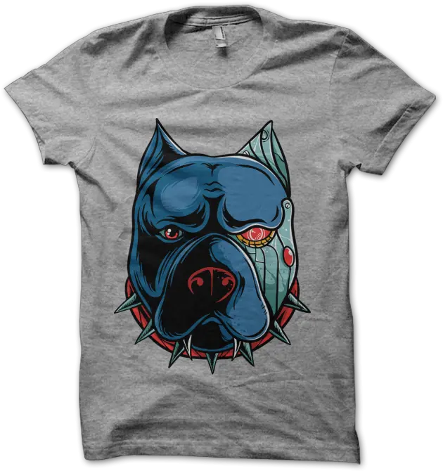 Pitbull Cyborg Buy T Shirt Design Dead Snow T Shirt Png Pitbull Png