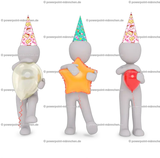 Anniversary Party With Different Helium Balloons Cartoon Png White Balloons Png