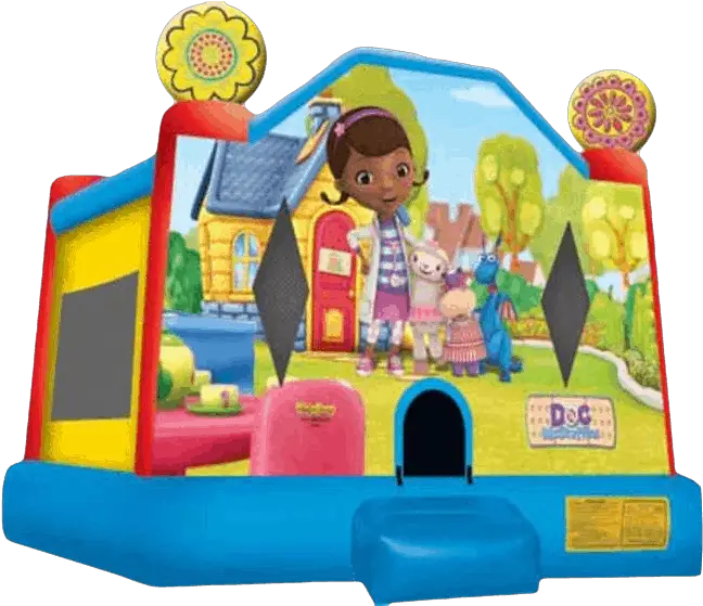 Doc Mcstuffins Bounce House For Rent New York Clownscom Doc Mcstuffins Bounce House Png Doc Mcstuffins Png