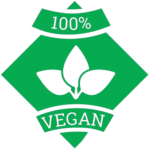 Vegan 100 Green Badge Transparent Png U0026 Svg Vector File Transparent 100 Vegan Logo Vegan Logo Png