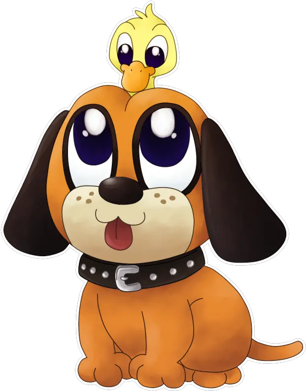 Duckling Clipart Mother Baby Dog Dog And Duck Cartoon Png Duck Hunt Png