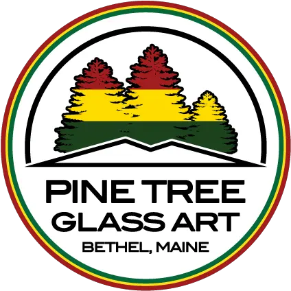 Pine Tree Glass Art Maineu0027s Premiere Smoke And Vape Png Logo