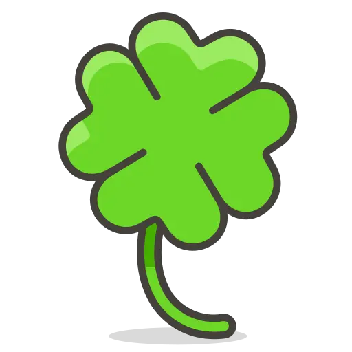 Clovers Png Four Leaf Clover Emoji Emoji Trevo 4 Folhas Transparent Four Leaf Clover Emoji 4 Leaf Clover Png