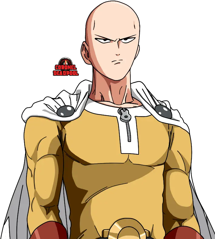 Serious Saitama One Punch Man One Punch Man Png Saitama Transparent