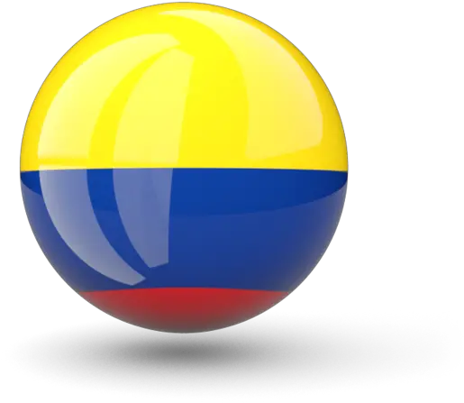 Sphere Icon Colombia Flag In A Ball Png Colombia Icon