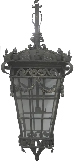 Large Iron Lamp Street Light Png Street Lamp Png