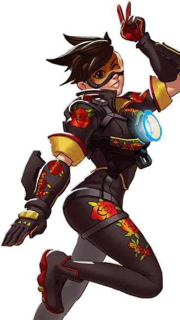 Cute Tracer Fanart Transparent Tracer Fanart Cute Png Tracer Png