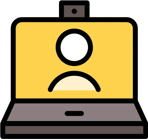 Open Laptop Webcam Vector Svg Icon Laptop With Camera Clipart Png Webcam Icon Png