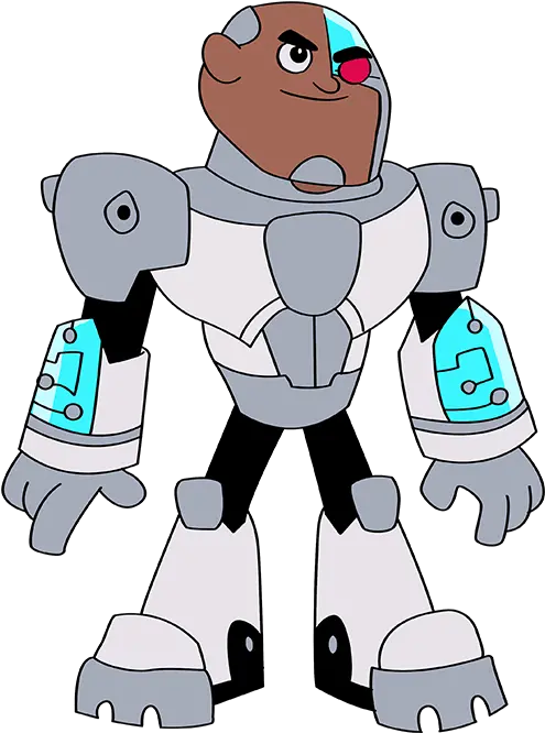 How To Draw Cyborg From Teen Titans Cartoon Png Cyborg Transparent