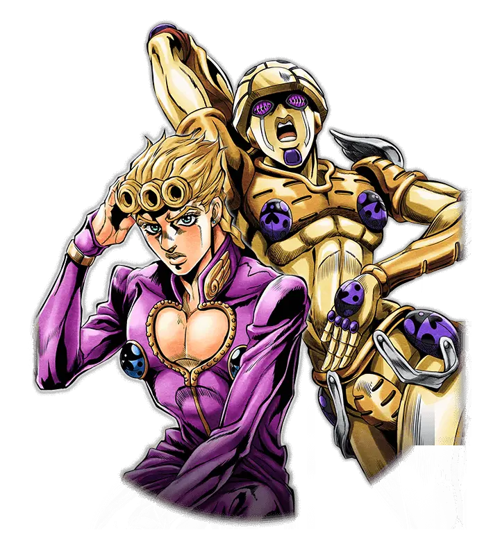 Download Unit Giorno Giovanna Giorno Giovanna With Stand Png Giorno Png