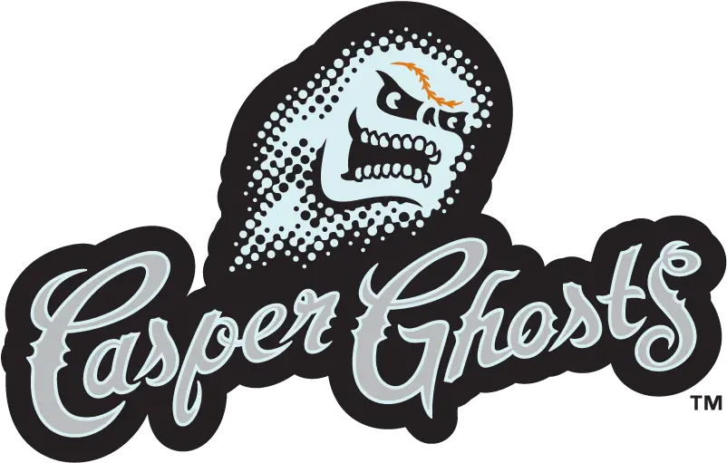 Casper Ghosts Primary Logo Pioneer League Pl Chris Casper Ghosts Baseball Logo Png Cod Ghosts Logo