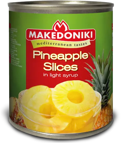 Makedoniki Pineapple In Slices 3kg Fresh Png Pineapple Slice Icon