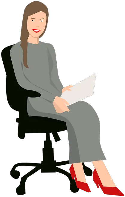 Three Common Problems With Office Chairs Reading A Letter Png Office Chair Png