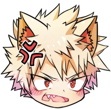 Bakugou Catsuki Katsuki Bakugou Chibi Png Bakugou Png